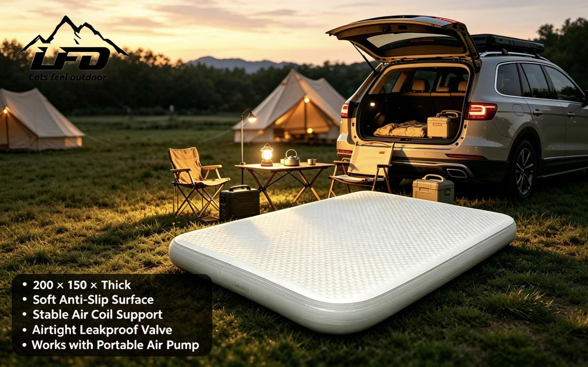 Double Inflatable Camping Mattress | 2 Person Air Bed