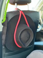 Paracord Headrest hat holder