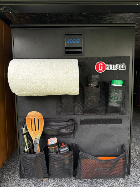 4WD Fridge Organiser Panel – Australian Made Velcro Storage Holder