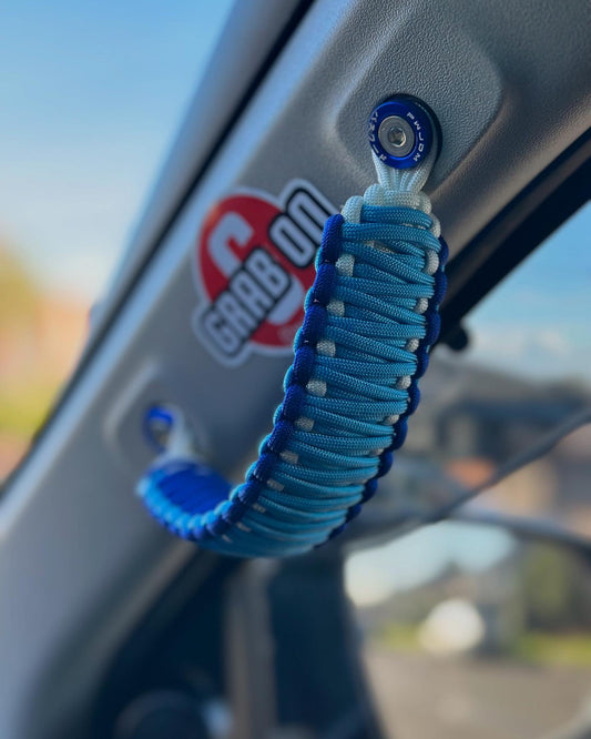 State of Origin Paracord Grab Handles with keyring  | NSW Blues & QLD Maroons 4WD Grip Handles