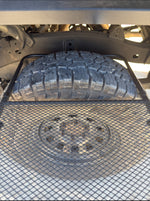 Heavy Duty Car Table Mount – Adjustable & Foldable Tyre Camping Table (Black)