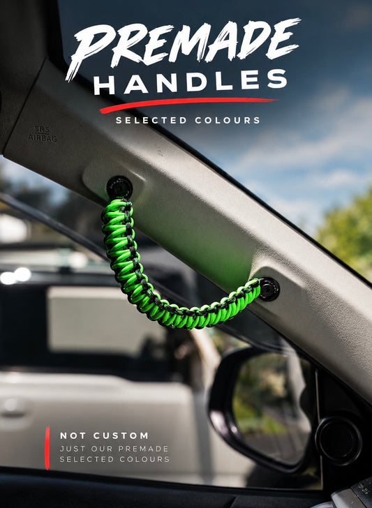 Pre-Made 4WD Grab Handles (Pair) – With Washers & Bolts
