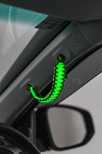 Glowing reflected Paracord Handles -  Pair