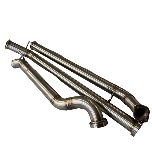 3.5” 2015+ N80 Toyota Hilux DPF/Turbo Back Exhaust – 304 Stainless Steel | Australian Made