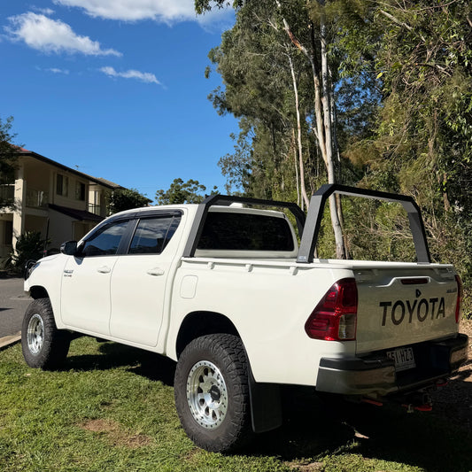 SR N80 Toyota Hilux Aluminium Tub Racks (2015+)