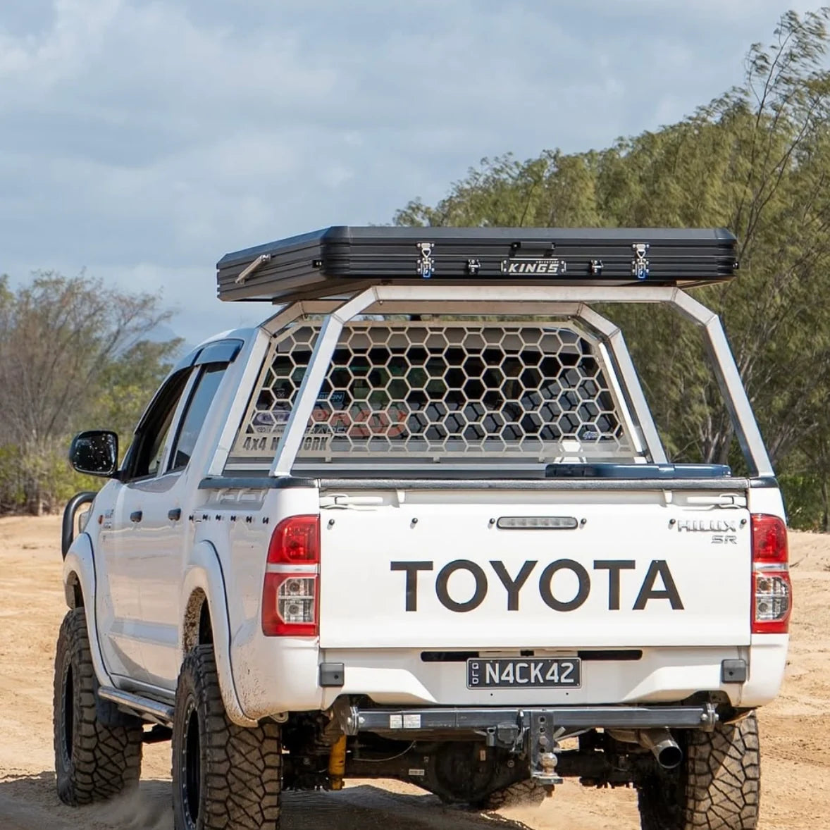 SR N70 Toyota Hilux Aluminium Tub Racks (2005-2015)