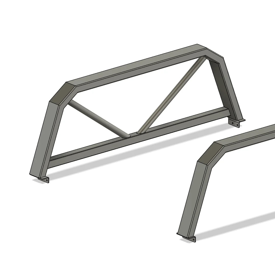 Isuzu RC DMAX Aluminium Tub Racks (2008-2012)