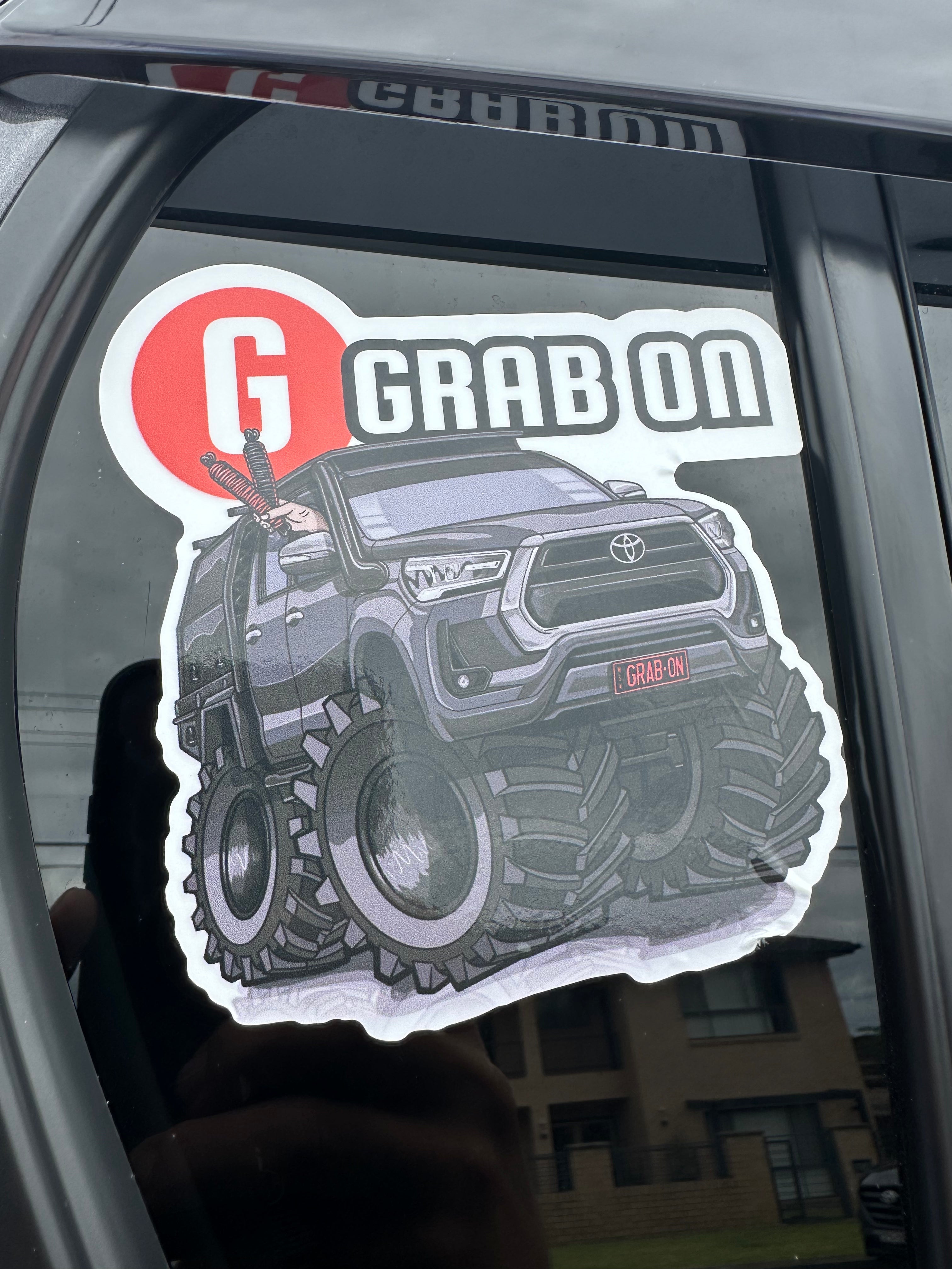 Cartoon sticker – Grab On Co
