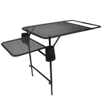 Heavy Duty Car 2 Table Mount – Adjustable & Foldable Tyre Camping Table (Black)