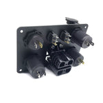 12V / 24V Waterproof Switch Panel with USB, Anderson Plug & Voltmeter caravan ￼