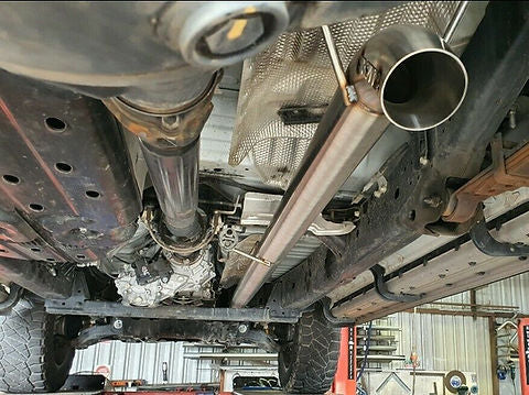 3.5” 2015+ N80 Toyota Hilux DPF/Turbo Back Exhaust – 304 Stainless Steel | Australian Made